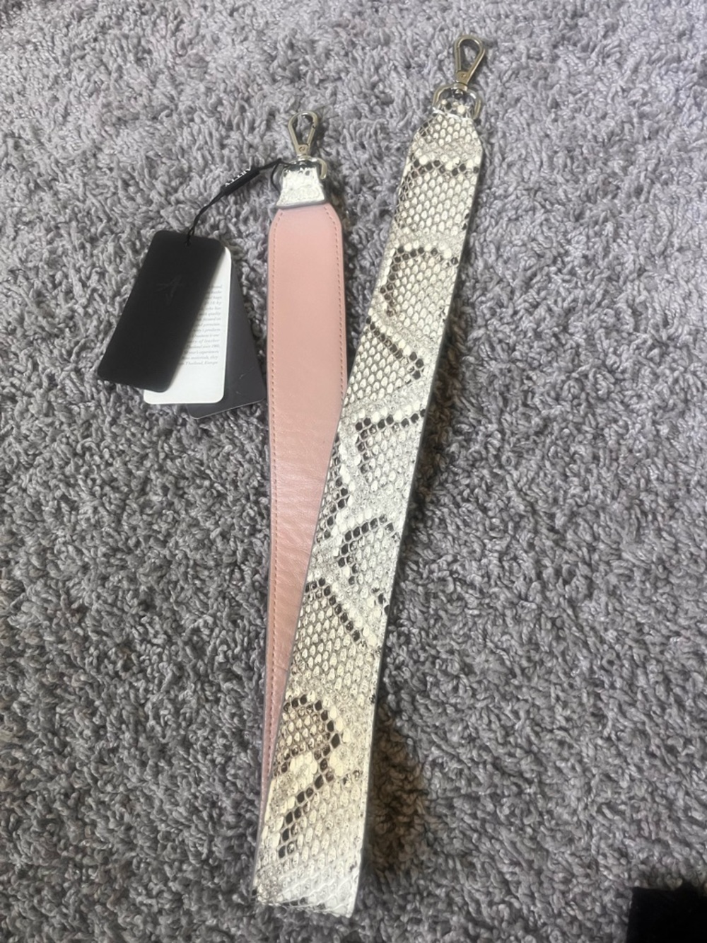 Detachable Snakeskin Bag Strap -Shoulder Replacement